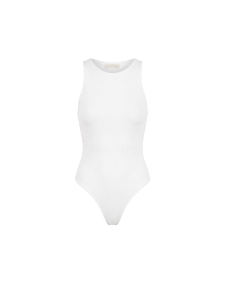 Białe body damskie NOELIA — 95% wiskoza — zdjęcie 4