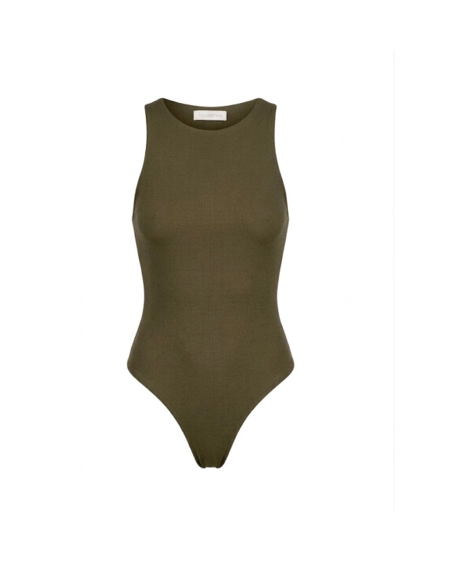 Body damskie khaki NOELIA — 95% wiskoza — zdjęcie 2
