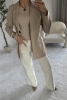 Marynarka damska LEA tailored fit — wiskoza — zdjęcie 3