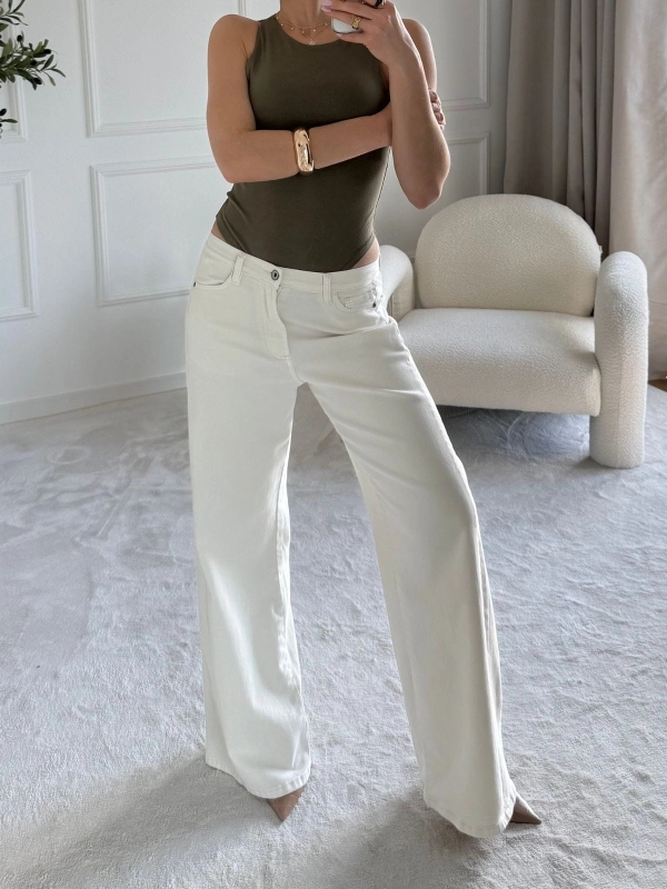 Body damskie khaki NOELIA — 95% wiskoza