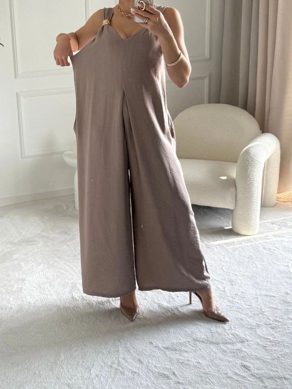 Kombinezon damski SOFIA taupe — zdjęcie 5