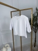 Biały T-shirt damski kapsułowy Noelia — zdjęcie 2